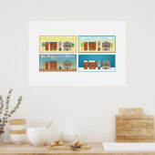 Four Seasons Poster (Küche)