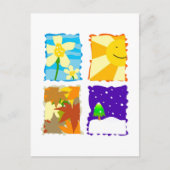 Four Seasons Postkarte (Vorderseite)