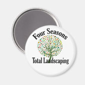 Four Seasons Total Landscaping Magnet (Vorderseite/Rückseite)