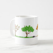 Four Seasons Tree Tasse (Vorderseite Links)