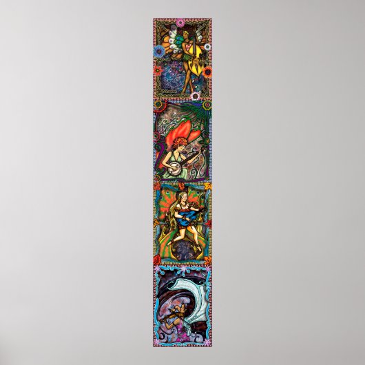 Four Seasons - vertikale Verbundwerkstoffe Poster (Vorne)