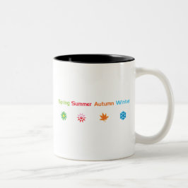 Four Seasons Zweifarbige Tasse