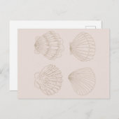 Four Shells Postkarte (Vorne/Hinten)