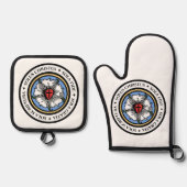 Four Solas Ofenhandschuh & Topflappen-Set (Vorderseite)