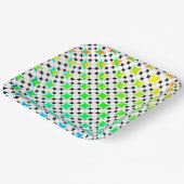 Four Star Circle von Kenneth Yoncich Pappteller (Gewinkelt)