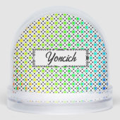 Four Star Circle von Kenneth Yoncich Schneekugeln (Vorderseite)