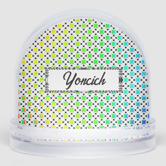 Four Star Circle von Kenneth Yoncich Schneekugeln (Vorderseite)