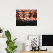 Four Trees Poster (Heimbüro)