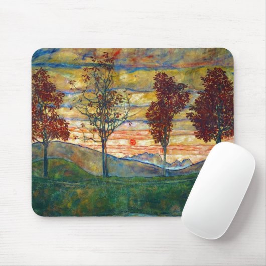 Four Tress Egon Schiele Mousepad (Mit Mouse)