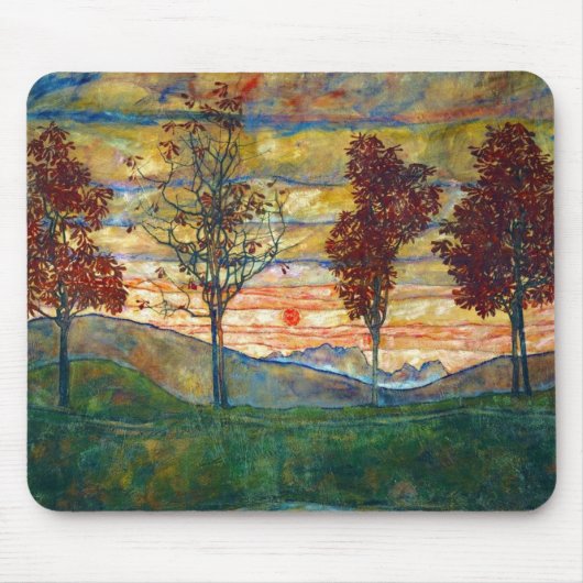 Four Tress Egon Schiele Mousepad (Vorne)