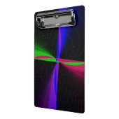 Four-Way Geometric Wave Mini Clipboard Klemmbrett (Gewinkelt2)