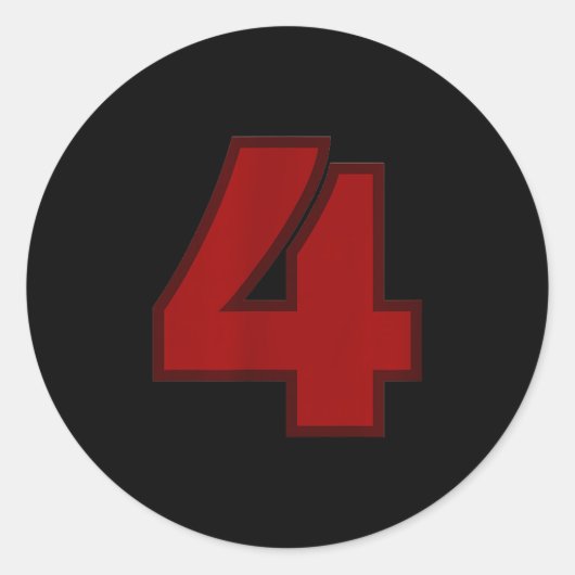 #four - You Got The Shirt  Runder Aufkleber (Vorderseite)
