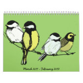 Fourcallingvögel, März 2011 bis Februar 2012 Kalender (Titelbild)