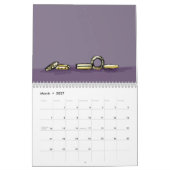 Fourcallingvögel, März 2011 bis Februar 2012 Kalender (Mär 2027)