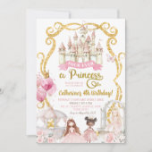 Fourever a Princess Birthday Einladung (Vorderseite)