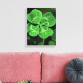 Fourleaf Clover Painting - Still-Life Illustration Leinwanddruck (Insitu (Wohnzimmer))