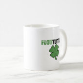 FourLeafClover.jpg Kaffeetasse (VorderseiteRechts)