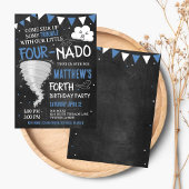 Fournado Birthday Einladung Tornado Twister Party