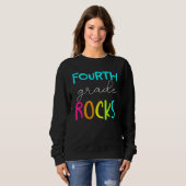 Fourth Grade Rocks  Team 4th Grade Teacher 2 Sweatshirt (Vorne ganz)