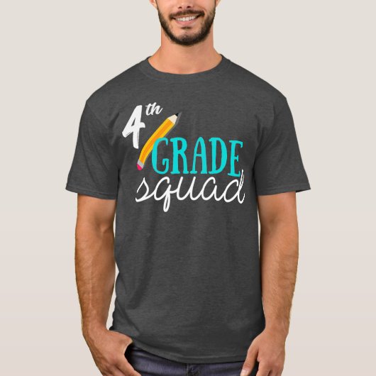 Fourth Grade Squad Teachers Shirt 4th Graders (Vorderseite)