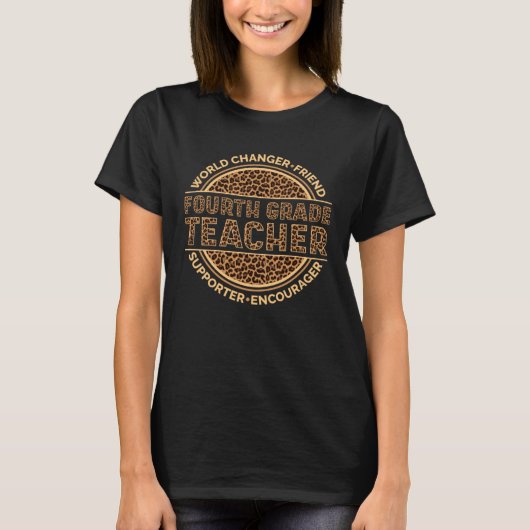 Fourth Grade Teacher Back to School Teaching 1 T-Shirt (Vorderseite)