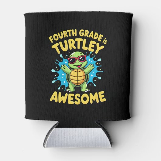 Fourth Grade Turtle-y Awesome First Day of Fourth Dosenkühler (Vorderseite)