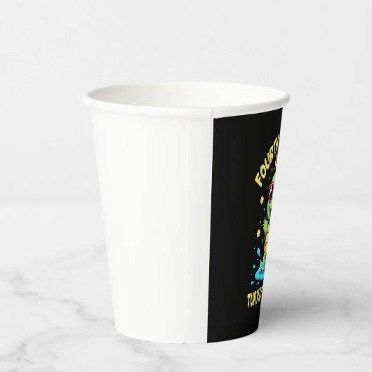 Fourth Grade Turtle-y Awesome First Day of Fourth  Pappbecher (Rechts)