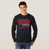 Fourth of July 4th of July Red White and Blue T-Shirt (Vorne ganz)