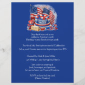 Fourth of July Semiquincentennial Celebration Flyer (Vorne)
