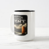 Fourth Quarter Fight Zweifarbige Tasse (Vorderseite Links)