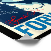 Foward Kamala Portrait Poster (Ecke)