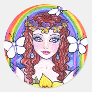 Fower Fairy Rainbow Stickers von Ann Howard