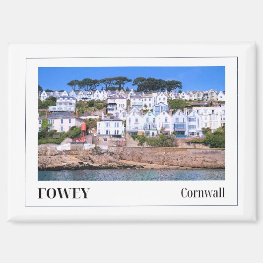 Fowey, Cornwall, England Magnet (Vorderseite)
