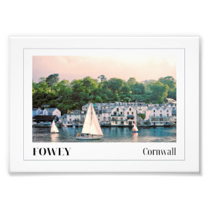 Fowey, Cornwall Fotodruck