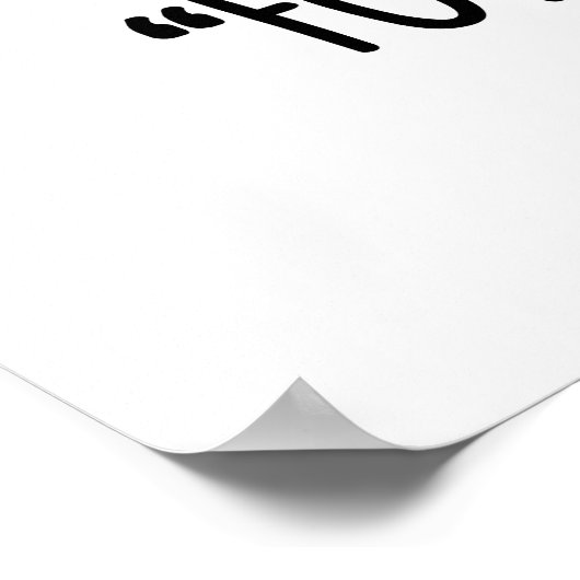 Fowl Language Funny Turkey Pub Poster (Ecke)