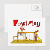 Fowl Postkarte (Vorne/Hinten)