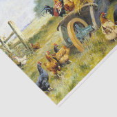 Fowl Talk von Herbert William Weekes Seidenpapier (Ausschnitt)