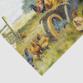 Fowl Talk von Herbert William Weekes Seidenpapier (Ausschnitt)