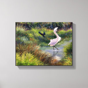 "Fowl Territory" Galerie ummantelt Canvas Print Leinwanddruck