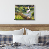 "Fowl Territory" Galerie ummantelt Canvas Print Leinwanddruck (Insitu (Schlafzimmer))