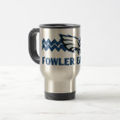 Fowler Eagles Reisebecher (Vorderseite Links)