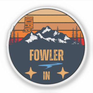 Fowler, Indiana Aufkleber