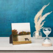 Fowler Lake im Herbst, WI Fotoplatte (InSitu)