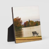 Fowler Lake im Herbst, WI Fotoplatte (Vorderseite)