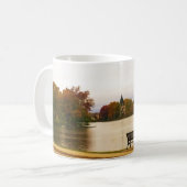 Fowler Lake im Herbst, WI Kaffeetasse (Vorderseite Links)