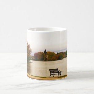 Fowler Lake im Herbst, WI Kaffeetasse