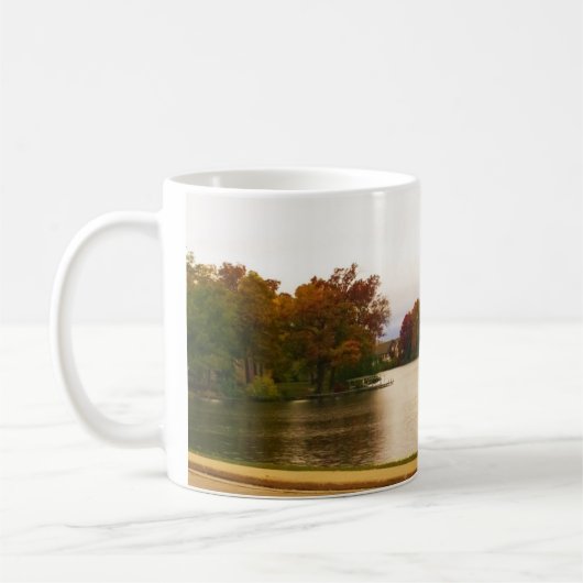 Fowler Lake im Herbst, WI Kaffeetasse (Links)