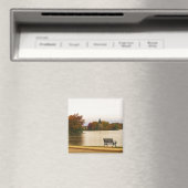 Fowler Lake im Herbst, WI Magnet (In Situ (Geschirrspüler))