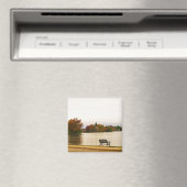 Fowler Lake im Herbst, Wisconsin Magnet (In Situ (Geschirrspüler))