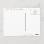 Fowlers Toad Postcard Postkarte (Rückseite)